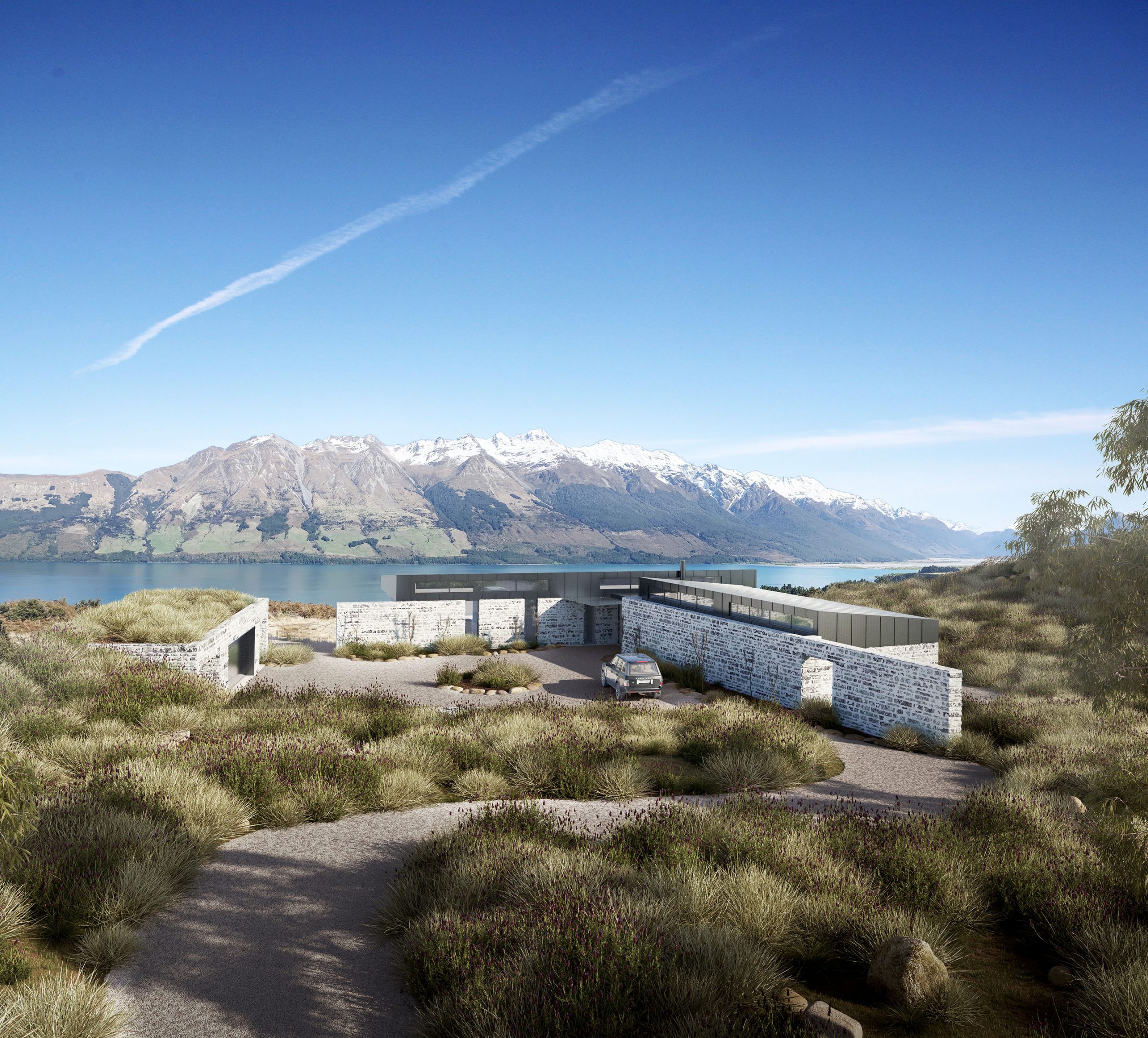 Luxury Mountain Retreat concept renders